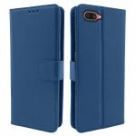 Balkans Oppo A3S / Realme C1 Flip Case Leather Finish | Inside TPU with Card Pockets | Wallet Stand and Shock Proof | Magnetic Closing | Complete Protection Flip Cover for Oppo A3S / Realme C1 (Blue)