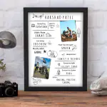 PnF Personalized Photo Frames for Your Precious Memories Rectangle Shape Pack Of 2