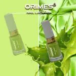 Orimes Green Color Long Lasting Nail paint For Teen Girls Women Nail Polish(Pack Of 1)