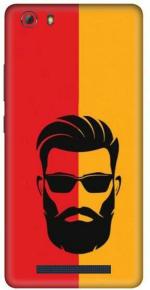 instyler Gionee Marathon M5 Lite Matte Vinyl Beard Guru Ji Printed Mobile Skin Sticker with Scratch Resistant Lamination
