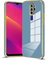 Mintak Oppo A5 2020 Blue Silicon 360 Degree Protection and Slim Design Mobile Back Cover