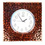Apka Mart The Online Shop Brown Wood Antique Square Wall Clock - 16 Inch