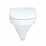 PARRYWARE PRIMO Range Wall Mount WATER CLOSET / TOILET BOWL (White) | 355x490x380 mm, Solid N Soft Close Seat and Cover | Western Toilet/Water Closet(EWC) For Bathroom | C023H1C