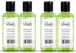 SWADESHI KHADI HERBAL Neem Tulsi Face Wash Pack Of 4 (840 ML) | Face Wash | Cleansers | Herbal face Wash