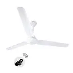 Atomberg Efficio 1400 MM 3 Blade Bldc Energy Saving 5 Star Rated High Speed Ceiling Fan With Remote, White