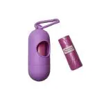 Kunya Tie & Toss Diaper Disposal Bag Dispenser with Garbage Rolls Portable Disposable Baby Diaper Nappy Garbage Bag with Removable Capsule Box Multi Color Garbage Roll)