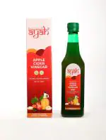 Ayah Himalayan Apple Cider Vinegar - Raw, Unfiltered with Mother | Supports Weight Management, Digestion, Immunity, Heart Health, and Blood Sugar | Skin & Hair Benefits (500ML)