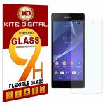 Kite Digital Sony Xperia Z1 Premium Tempered Glass Screen Protector Slim 9H Hardness 2.5D