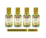 SRI SRI TATTVA Shuddhta ka naam Aroma Sandal - Roll on Perfume,10 ml | Non-Alcoholic | Pack of 4