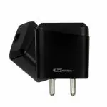 Portronics Adapto 144 2.1A Adapter with Single USB Port(Black)
