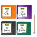 Vidhan DHOOP Dry Sticks Premium 4 Flavours Pack of 12 (100 GM x 12 Packet) Siddhi, Pranam, Dayitva, Prarthana