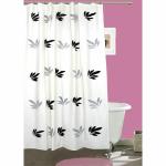 REKARDOPVC Waterproof 7 Feet Shower Curtain with 8 Hook - 54 x 84 Inch - Print Shower Curtain, Design 42