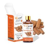 GO WOO 100% Pure Sandalwood Oil For Skin & Face, Best Therapeutic Grade For Aromatherapy 30ML