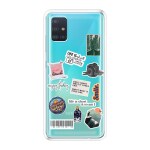 Emble Label Enjoy Today Soft Silicone Case For Samsung Galaxy A31 ( TPU | Soft , Samsung Galaxy A31 | Multicolor )