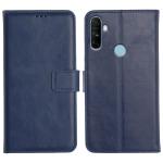Genron Realme Narzo 20A Flip Cover Case | 360 Protection | Inbuilt Stand & Pockets | Wallet Style Leather Flip Back Cover Case for Realme Narzo 20A (Blue)