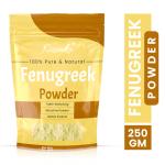 KIZENKA 100% Herbal Fenugreek Powder (Methi Powder) - 250Gm (pack of 1)