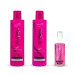 Beauty Gang Experts XPLEX Shampoo 300 ml, X-Plex Conditioner 300 ml and Fusion Oil 60 ml Pack of 3