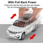 INCLUS SHOP Diecast Metal Car Model 1/24 Prado Toy Cars for Kids Boy Girl Zinc Alloy Pull Back Toy Car with Sound and Light Gift and Collectible Car - Multi Color