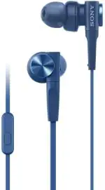 Sony MDR XB55AP Extra Bass Mic Blue