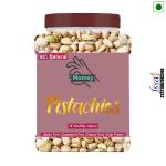 Momsy Premium Roasted & Salted Jumbo Size Pistachios Nut| Pista Dry Fruit| Super Crunchy (450gm)