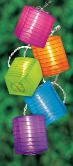 MPS Battery Operated LED Nylon Lanterns String Light for Party Diwali Decoration (pack of 10)