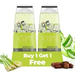Caryl 280 ML Gentle Care Shower Gel with Free Loofah| Body Wash with Aloe Vera, Lemongrass, Jojoba & Seaweed Extract| Refreshing Daily Bath Wash for Men & Women| For All Skin Types - Buy 1 Get 1 Free