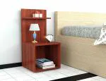 Daxton Engineered Wood Side Table/Bedside Table/Sofa Side Table/End Table/Corner Table for Living Room Bedroom Office (Matte Finish) (Walnut) (D.I.Y)