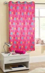 Lushomes Polyester Uber Digital Printed Kids Girl Blackout Window Curtains 137 cm x 152 cm