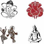Asmi Collections 12.5 cm God Stickers for Car, Bike, Scooter Removable Sticker (Pack of 1) | Wall Sticker | waterproof wall sticker