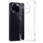 Fastship Rubber Back Cover for Realme RMX3782 / Realme_C67 - Transparent