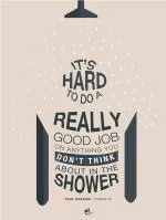 THINKPOT Hard to do a Really Good Job Paul Graham Ycombinator Multicolor Rectangular Poster - 12 x 18 inch