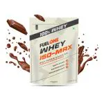 FUELONE Whey Iso-Max, Whey Protein Isolate, 28g Protein (Chocolate, 2kg / 4.4lb), No Added Sugars or Maltodextrin