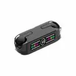 KARIMOTECH M12 Max TWS Earbuds Bluetooth 5.3 | 2 Side Calling | True Wireless Earphone | IPX7 Waterproof Bluetooth | Low Latency Headset (Black)