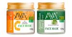 AYA set of 2 Australian Tea Tree Face Mask & Vitamin-C Face Mask 120g+120g | No Paraben, No Silicone, No Sulphate