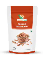Organic Sapphire Foods Organic Ground Nuts | Ready to Eat Snacks | Healthy Office Snacks | Cholesterol Free, No Preservatives, Fat Free Snacks (1Kg)