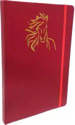 Technochitra Unicorn Embossed Elastic Closure Diary Single