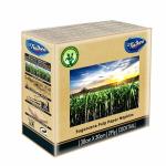 Feather’s Bagasse Natural Shade Paper Napkins Made from Sugarcane Waste Pulp 2 Ply Eco-friendly Tissue Paper with 50 Pulls (Large, Pack of 1, 300X300mm)