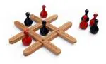 Fairkarft Tic Tac Toe BWEco Friendly-Traditional Channapatna Safe toys- Handcrafted Lacware wooden toysEco Friendly-Traditional Channapatna Safe toys- Handcrafted Lacware wooden toys