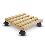 Wooden Iron Indoor/Outdoor Plant Stand Used for Home Garden Balcony Living Room Decor (Set of 1)