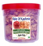 Vale Of Kashmir Dry Apple Chips, Sun Dried Apples 1 Kg (250X4), Pure Natural No Added Preservatives