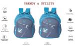 Le vintage 26 Ltr Unisex School Bag I College Backpack I 15.6 inch Laptop Bag Combo (Pack of 2)