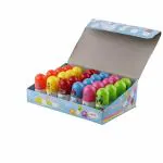 Parteet Multicolor Cane Shape Ball Pens With Key Chain Pack (Pack Of 24)