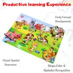 TOYTALES Educational Puzzles Game for Kids,Set of 3, Cardboard Puzzles Each for Boys and Girls, Puzzle Games for Kid Age 2 Years Old & Above, Increase Concentration & Develop Skills, Domestic Life