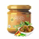 Kisaansay Rajasthani Mixed Achaar - 500gm | Authentic Flavor with Kachi Ghani Mustard Oil | Farm Fresh Ingredients & Traditional Methods | No Artificial Additives & Preservatives| Sun-Dried for Rich Taste