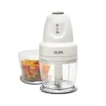 Glen 250W, Mini Electric Vegetable Chopper With Extra Bowl, 400ml Bowl, White (SA4043PLUS)