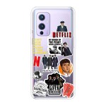 Emble Label Netflix Soft Silicone Case For OnePlus 9 ( TPU | Soft , OnePlus 9 | Multicolor )