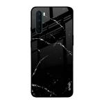 Qrioh Mirror Crack Pattern Glass case for OnePlus Nord