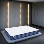 SLEEPSPA Ortho Pocket with SrtX Tech. 8 inch Single Mattress | 10 Years Warranty | Medium Soft Mattress | Pocket Spring Mattress (72X36X8 Inches, Single Size Mattress, White)