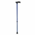 AARAV CARE Walking Stick for Old People 1 Leg Men and Women Canes Hight Adjustable Crutches BLUE