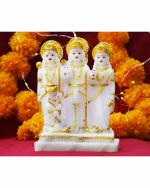 Miss Peach - White Handcrafted Lord Ram Laxman Sita Hanuman Statues For Home Decor , Diwali Gift, Best Gift for Diwali Decor, Diwali Decoration